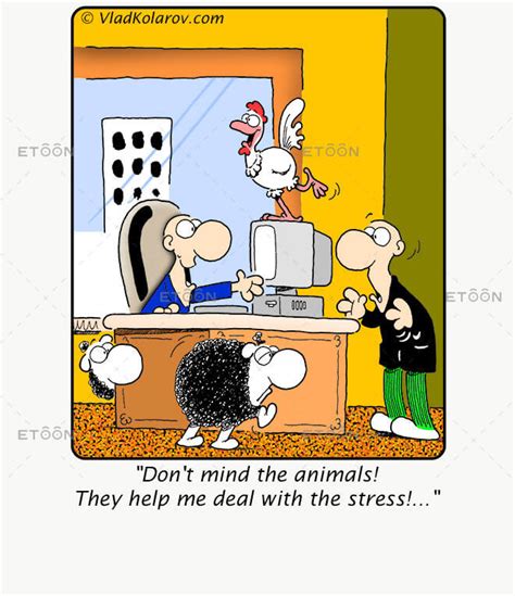 STRESS MANAGEMENT CARTOONS » EToon Cartoon Service