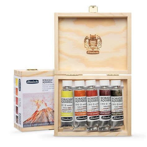 Schmincke Horadam Aquarell Super Granulation Volcano Watercolour Set 5