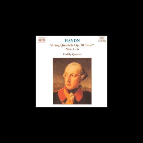 Haydn String Quartets Op 20 Nos 4 6 Sun Quartets by Kodály