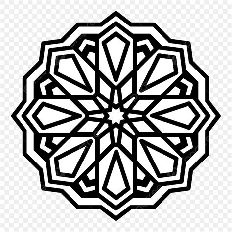 Islamic Mandala Vector PNG Images, Simple Islamic Ornament Mandala Vector, Ramadhan, Mandala ...