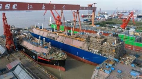 Hudong Launches First LNG Tanker For COSCO And CNPC LNG Prime