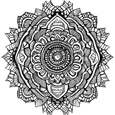 Coloring Page for Adults Mandalas Flowers Animals Trees · Creative Fabrica