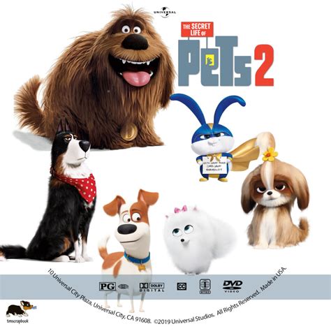 The Secret Life Of Pets 2 2019 R1 Custom Dvd Label Dvdcovercom