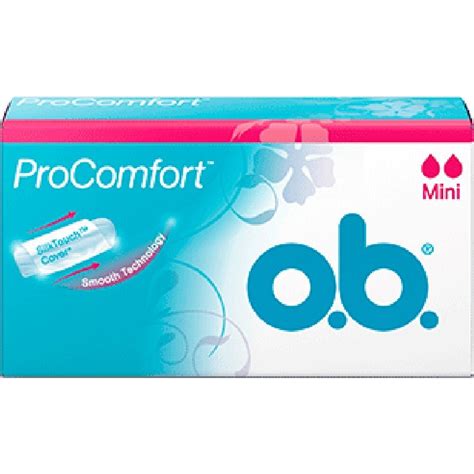 O B Tampão ProComfort Mini 16 tampões comprar O B Tampão ProC