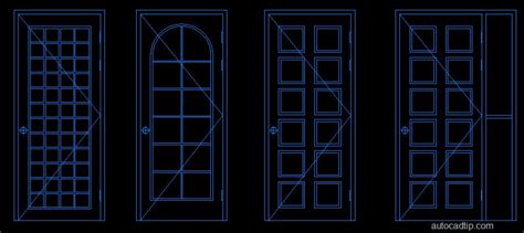 Download door and window blocks library in AutoCAD drawing | Autocad, Window blocks, Autocad drawing