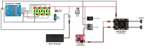 Diy Bluetooth Speaker Amplifier High Power 2 X 100w 8h Playtime