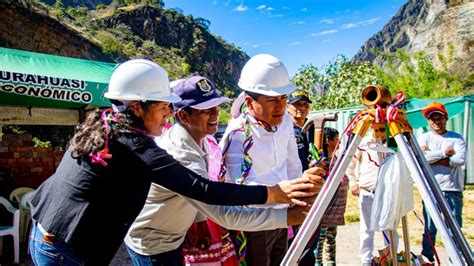 Se Hizo Realidad Alcalde De Curahuasi Inicio Obra Saneamiento Básico