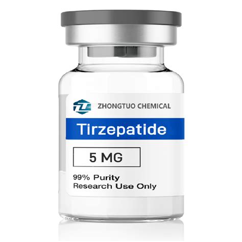 Buy Tirzepatide Lyophilized Powder Vial 5mg 10mg 15mg Customize 99