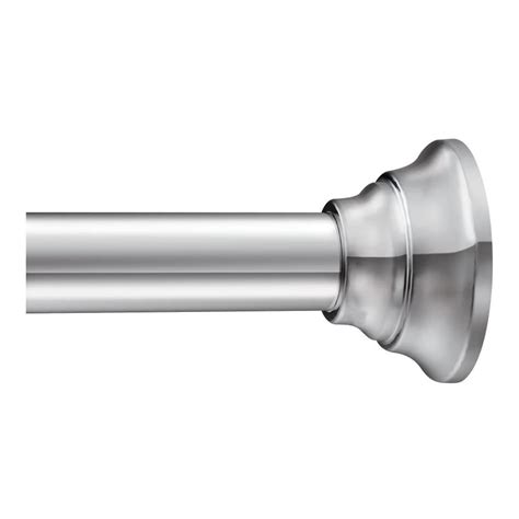 Shop Moen 72-in Chrome Adjustable Shower Curtain Rod at Lowes.com