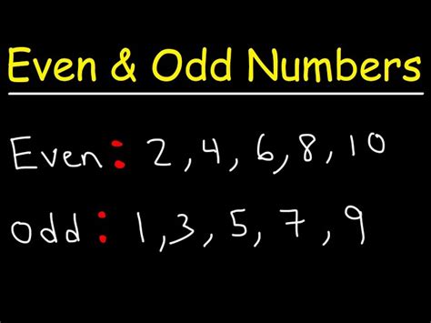 What Is The Meaning Of Odd And Even Numbers Best Sale