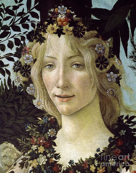 Detail From The Primavera, Circa 1478, Tempera On Panel Painting by ...