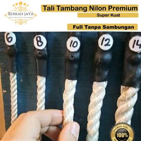 Jual Tali Tambang Besar Sedang Kecil Tali Nilon Tali Ikat Angkut Barang