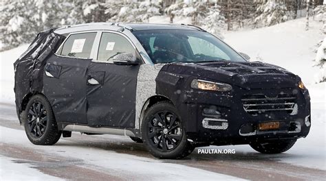 Spyshots Hyundai Tucson Facelift Caught Testing Spy Photo Paul Tan S