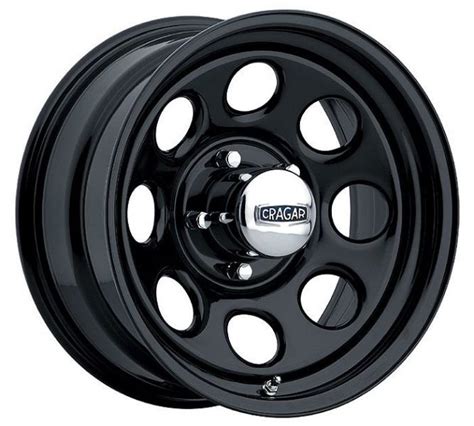 Cragar Series 397 Soft 8 Black Wheel For Jeep Vehicles With 5x55 Bolt