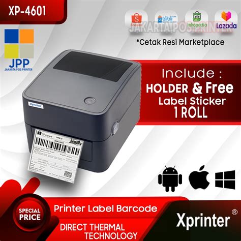 Jual Printer Barcode Thermal Label Printer Bluetooth Xprinter Xp