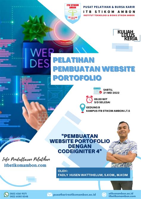 Pelatihan Website Portofolio Itb Stikom Ambon