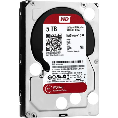 5TB WD Red WD50EFRX 64MB 3 5 8 9cm SATA 6Gb S SATA 3 5 Zoll HDDs