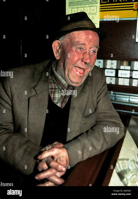 Old Irish Man In A Pub Stock Photo Royalty Free Image 12646340 Alamy