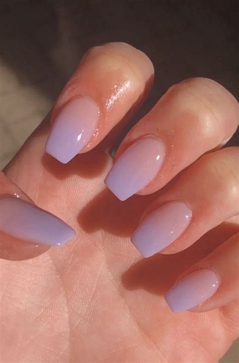 Purple Ombre Nails Acrylic Nails Coffin Short Purple Acrylic Nails