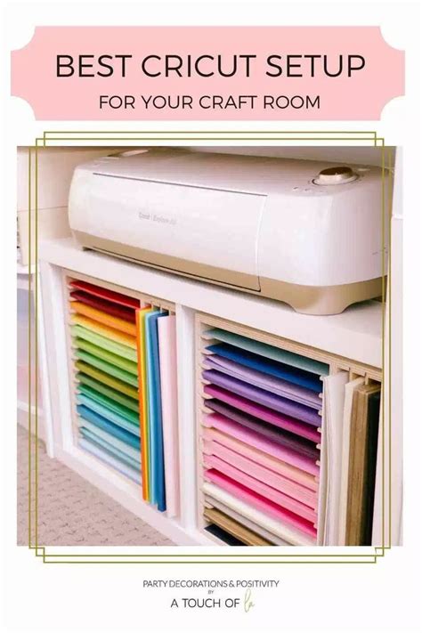 The Best Cricut Setup For Your Office | Craft room, Ikea craft room, Craft room office