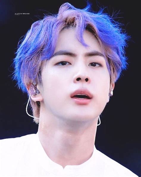 ﾐ 𝖇𝖙𝖘 𝖎𝖈𝖔𝖓𝖘 Purple hair Seokjin purple hair Bts hair color