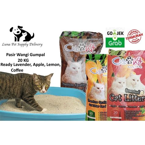 Jual Pasir Kucing Gumpal Wangi Cub N Kit Kg Hanya Dikirim