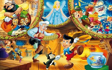 Pinocchio And Clementoni Puzzle 25163 Classic 3 X 48 Pieces Walt Disney