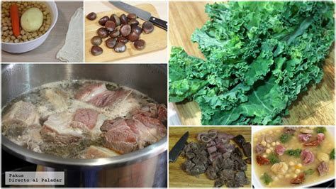 Cocido Gallego Con Castañas Y Kale Receta De Cocina Elaborada Y Deliciosa