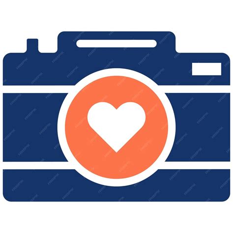 Premium Vector Wedding Camera Vector Illustration