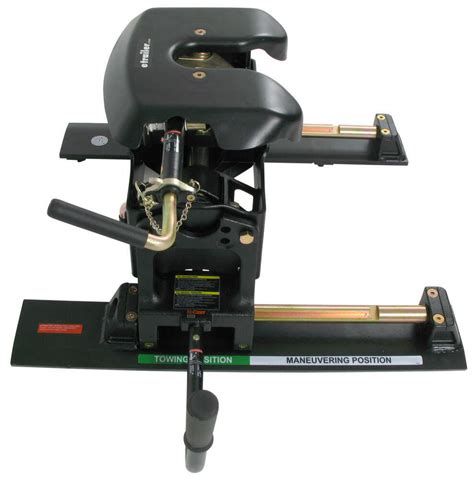 Curt Q20 5th Wheel Trailer Hitch W R20 Slider Dual Jaw 20000 Lbs