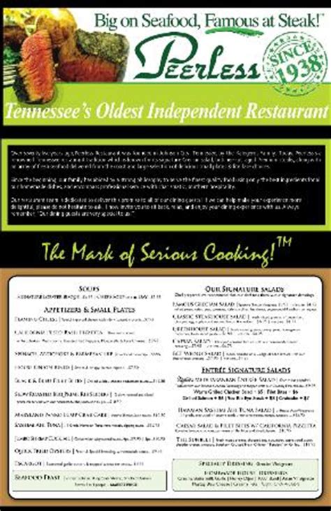 Peerless Restaurant Johnson City Menu Prices Restaurant Reviews