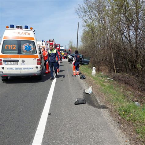 Accident grav pe DN 66 în apropierea localității Măceu O femeie a