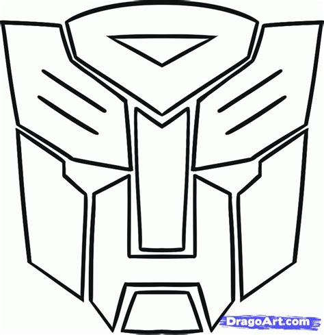 How to Draw Transformers Logo - BenjaminkruwJennings