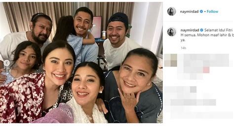 Naysilla Mirdad Ajak Roestiandi Tsamanov Lebaran Bareng Keluarga