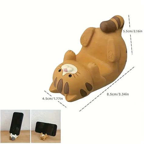 Cute Cat Mobile Phone Holder Phone Stand Temu United Kingdom