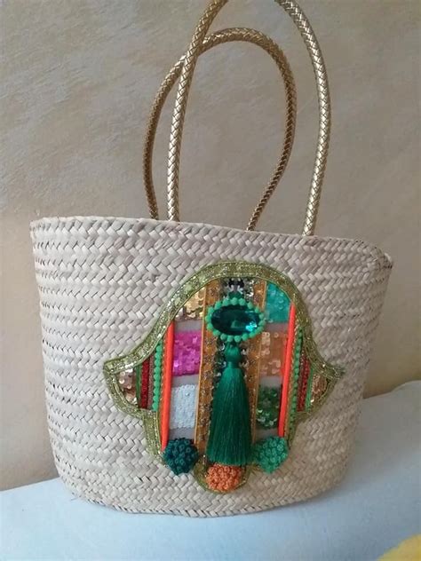 Pin By Walaa Gebeily On شنط خوص وتزينها In 2023 Cloth Bags Handmade