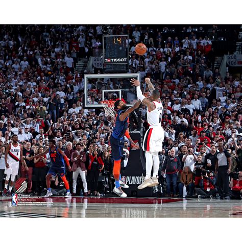 Damian Lillard Portland Trail Blazer Series Winning Buzzer Beater