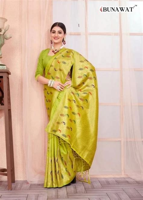 Buy Now Bunawat Kashvika Paithani Silk Wedding Saree Collection At