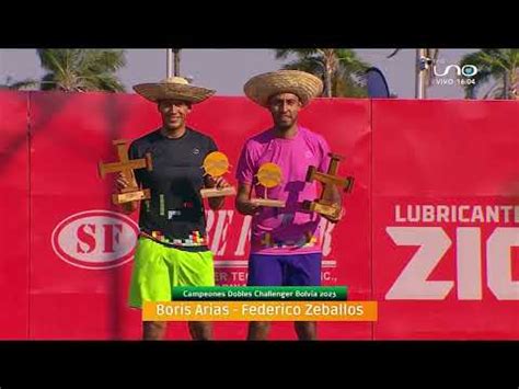 Arias Y Zeballos Son Los Campeones En Dobles Del Challenger Bolivia