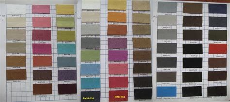 Imitation Suede Color Labels