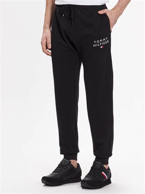 Tommy Hilfiger Jogginghose Um0um02880 Schwarz Regular Fit Modivo De