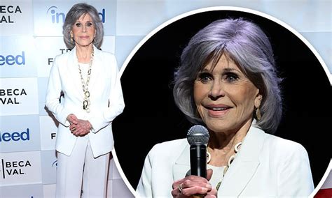 Dtn News On Twitter Jane Fonda 85 Drapes Knockout Figure In White