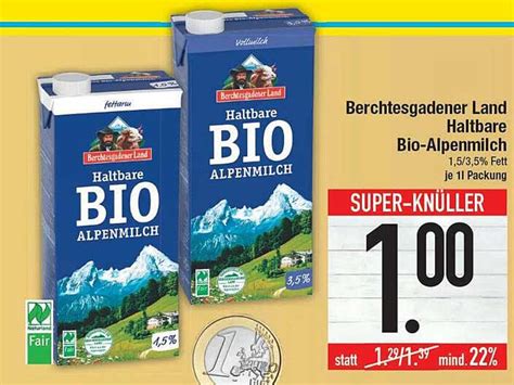 Berchtesgadener Land Haltbare Bio Alpenmilch Angebot Bei E Center