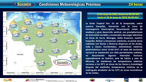 Inameh On Twitter May Inamehinforma Condiciones Meteorol Gicas