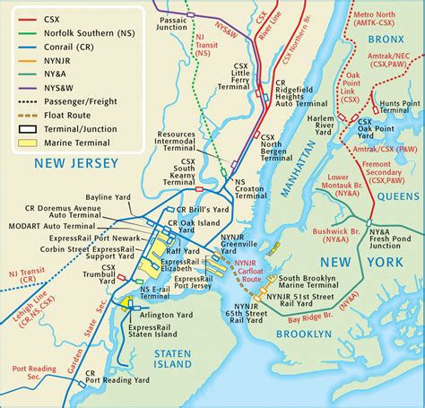 Route Map | New York New Jersey Rail, LLC