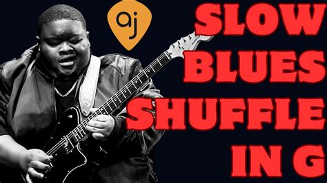 SLOW BLUES SHUFFLE JAM TRACK Guitar Backing Track In G 77 BPM YouTube