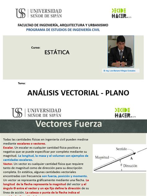 Analisis Vectorial Pdf Vector Euclidiano Escalar Matemáticas