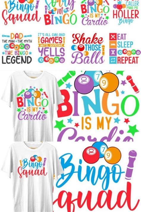 Bingo Svg Bundle Designs Bingo Svg Unique Print Bingo Bundles Svg