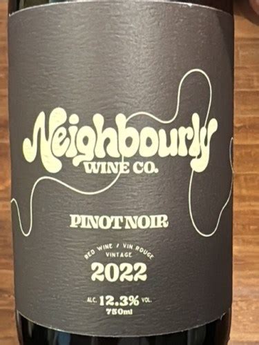 Neighbourly Wine Co Pinot Noir Vivino US