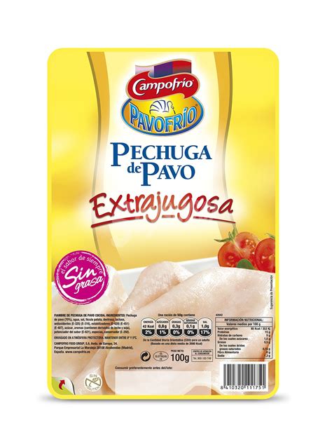 Pavofrío Campofrío Pechuga de pavo lonchas Envase 90 gr